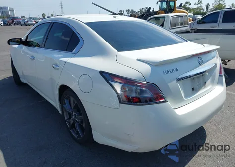 2014 Nissan Maxima 3.5 Sv z USA, uszkodzony, nr VIN 1N4AA5AP3EC499205